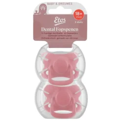 Etos Fopspenen 18+ Maanden Roze/Violet 2 stuks
