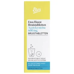 Etos Hoest Bruistabletten Acetylcysteïne 600 MG