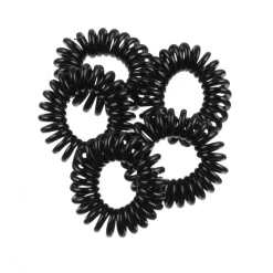 Etos Kabelelastieken Zwart 5St