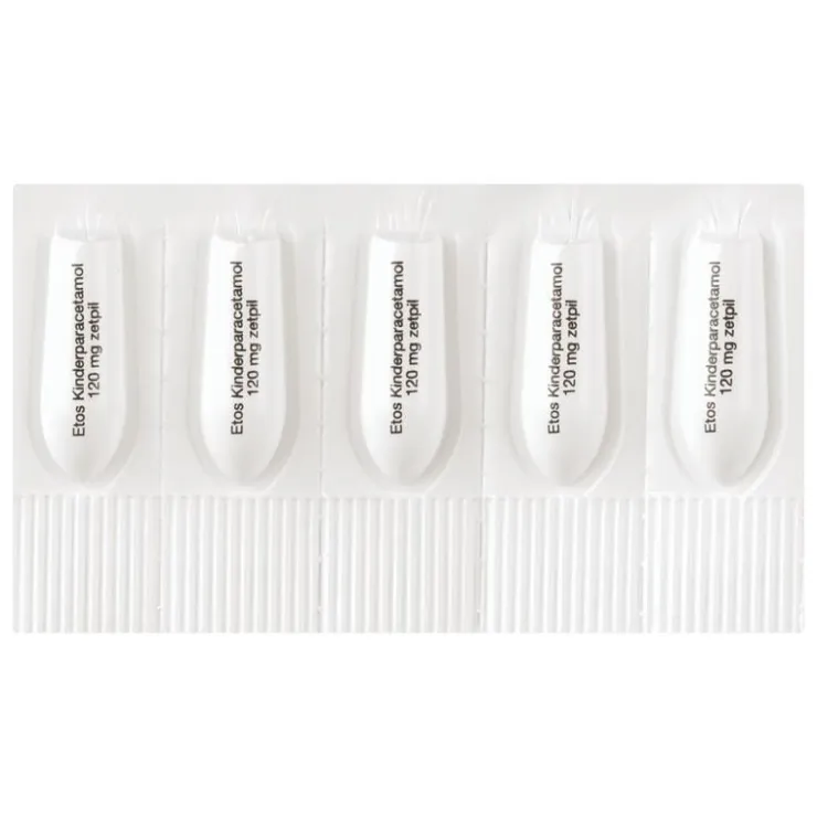 Etos Kinderparacetamol 120 mg Zetpil