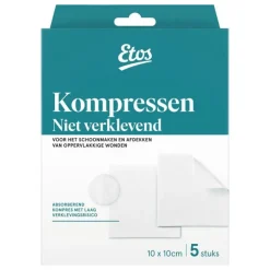 Etos Kompres Niet-Klevend 10 x 10 CM 5 stuks