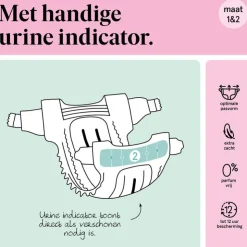 Etos Luiers Newborn Maat 1 2-5 kg Maandbox 324 Stuks
