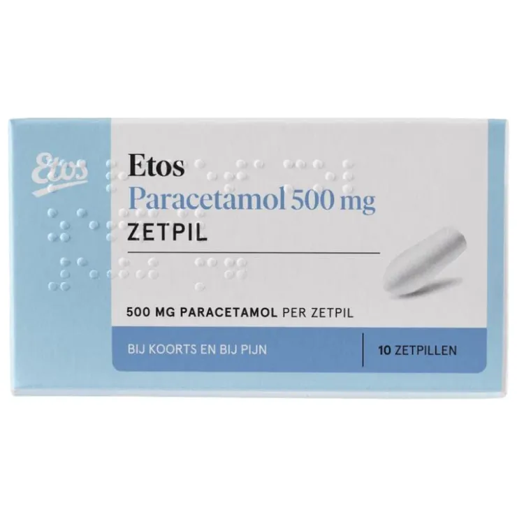 Etos Paracetamol 500 mg Zetpil