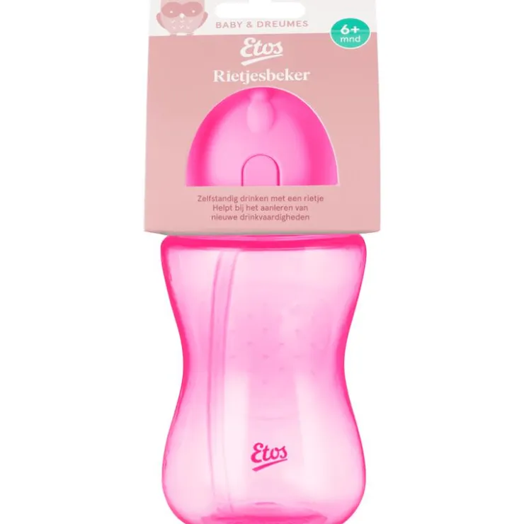 Etos Rietjesbeker Roze