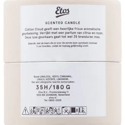Etos Scented Glass In Sliding Tube Cotton Cloud