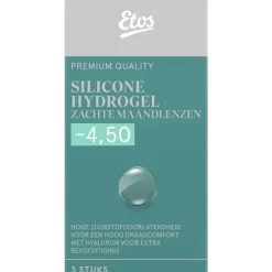 Etos Silicone Hydrogel Zachte Maandlenzen -4.50 3st.