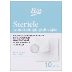 Etos Steriele Wondreinigingsdoekjes 10 doekjes