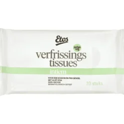 Etos Verfrissingtissues Intiem 20 stuks