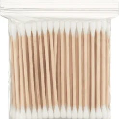 Etos Wattenstaafjes Hout 100 stuks