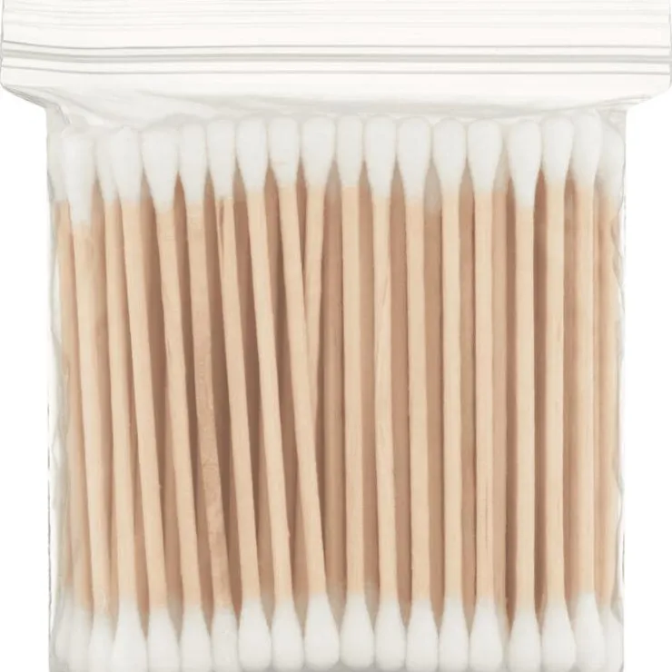 Etos Wattenstaafjes Hout 100 stuks