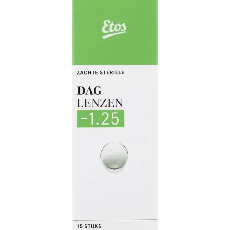 Etos Zachte Daglenzen -1,25 15 stuks