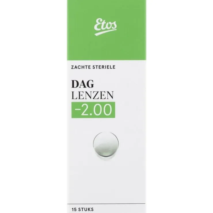 Etos Zachte Daglenzen -2,00 15 stuks