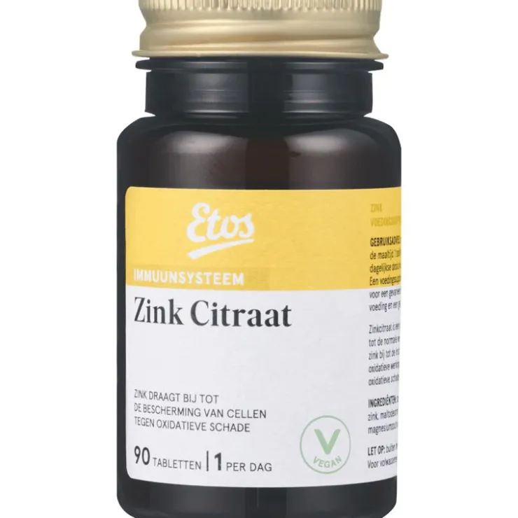Etos Zink Citraat 90 stuks