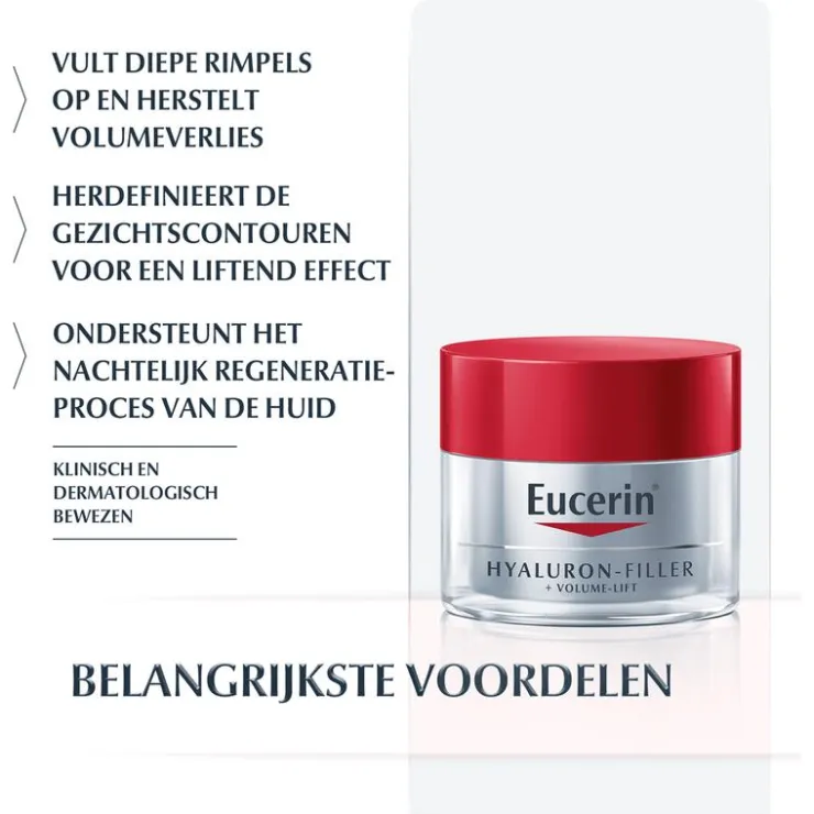 Eucerin Hyaluron-Filler + Volume-Lift Nachtcrème 50 ML