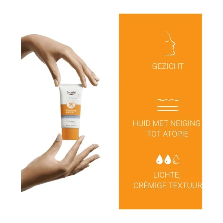 Eucerin Sun Sensitive Protect Crème SPF50+ 50 ML