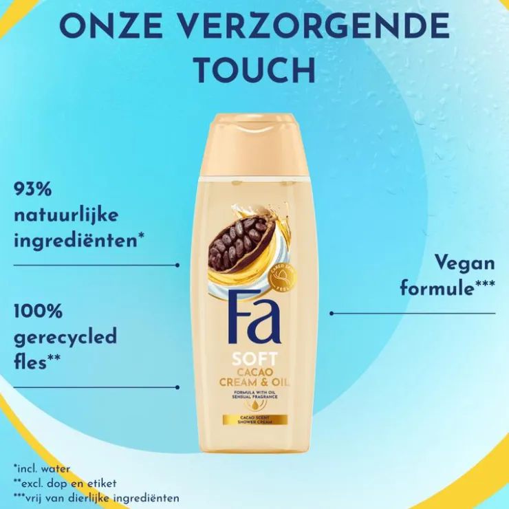 FA Cream & Oil Cacao Showergel 250 ML