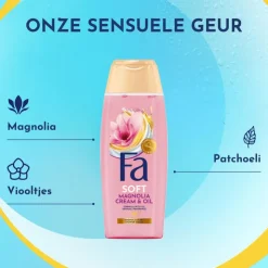 FA Cream & Oil Silk & Magnolia Showergel 250 ML