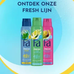 FA Lime Squeeze Deodorant Spray 150 ML