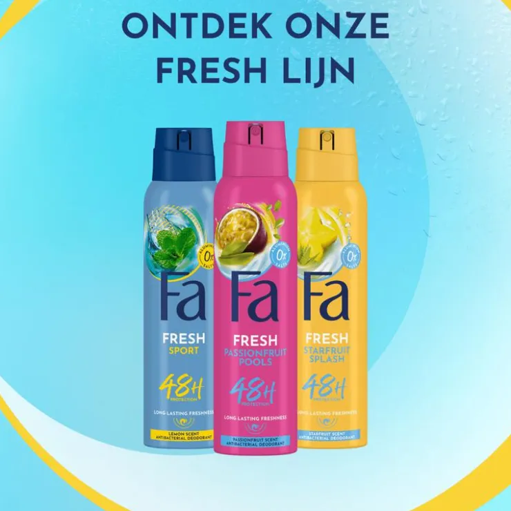FA Passionfruit Deodorant Spray 150 ML