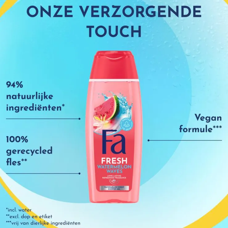 FA Watermelon Waves Douchegel 250 ML