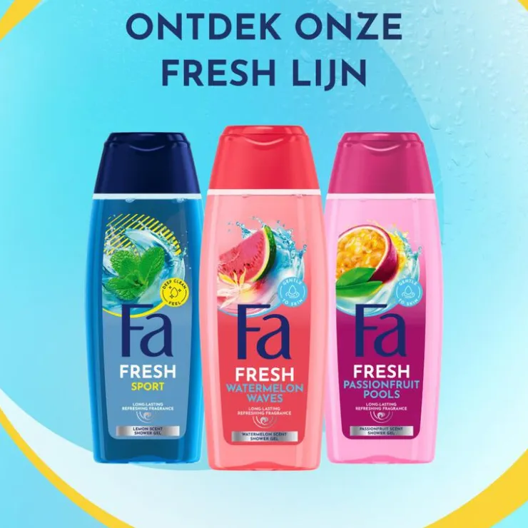 FA Watermelon Waves Douchegel 250 ML