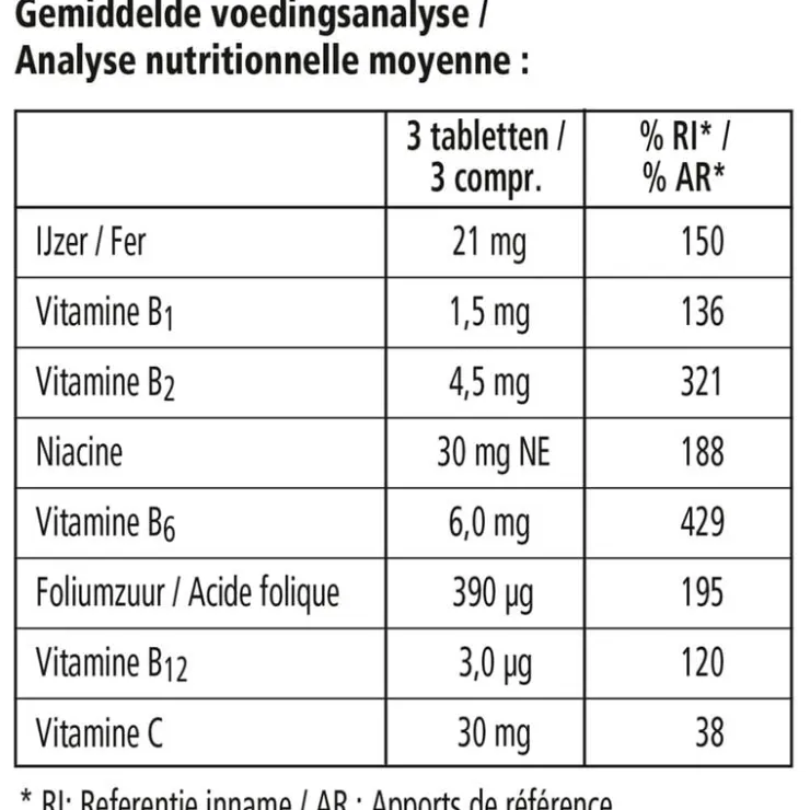 Salus Floradix Ijzer 147 Tabletten