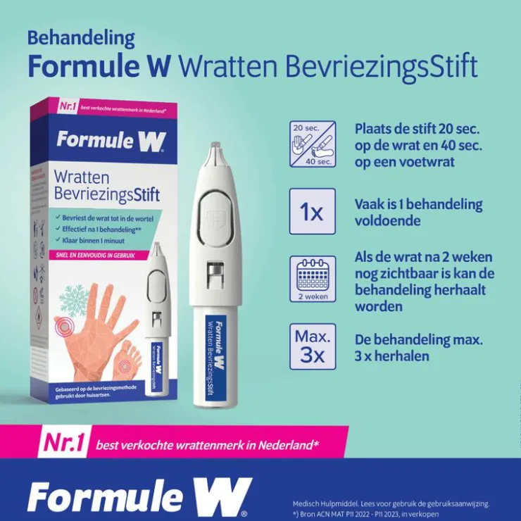 Formule-W Formule W Wratten BevriezingsStift 15ml