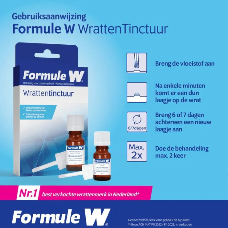 Formule-W Formule W Wrattentinctuur 6 ML