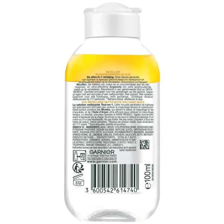 Garnier - SkinActive Micellair Reinigingswater Olie 100ml