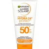 Garnier Ambre Solaire Hydra 24H Protect Lotion Zonnebrandcrème SPF 50 50ml Reisformaat Waterresistent