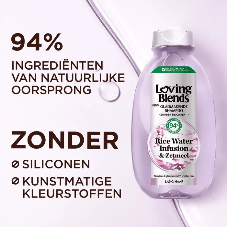 Garnier Loving Blends Rice Water Infusion & Zetmeel Shampoo 300 ML