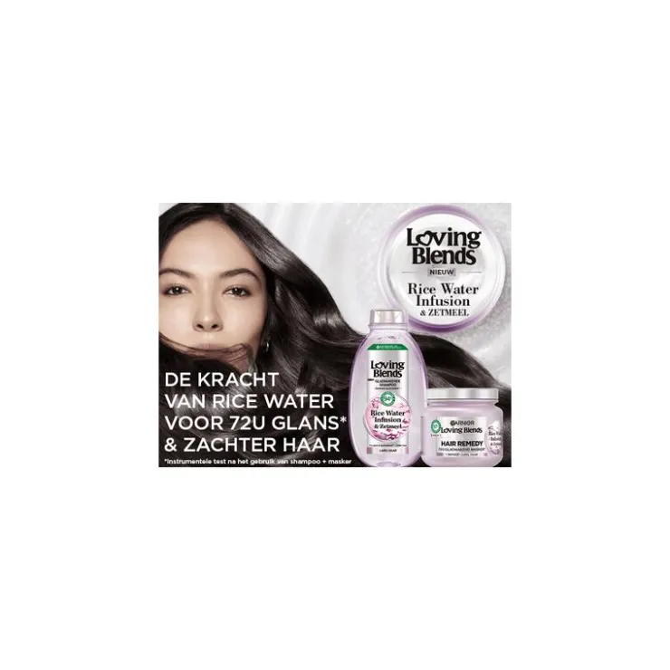 Garnier Loving Blends Rice Water Infusion Glans & Zacht haarmasker 340 ML