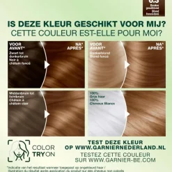 Nutrisse Garnier Crème 6.3 Donker Goudblond Haarverf
