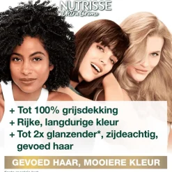 Garnier Nutrisse Crème Permanente Haarverf 4.3 Goud Middenbruin