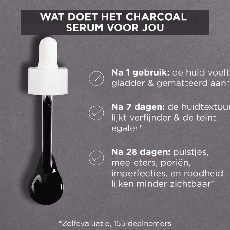Garnier PureActive AHA + BHA Charcoal Anti-Onzuiverheden Serum 30 ML
