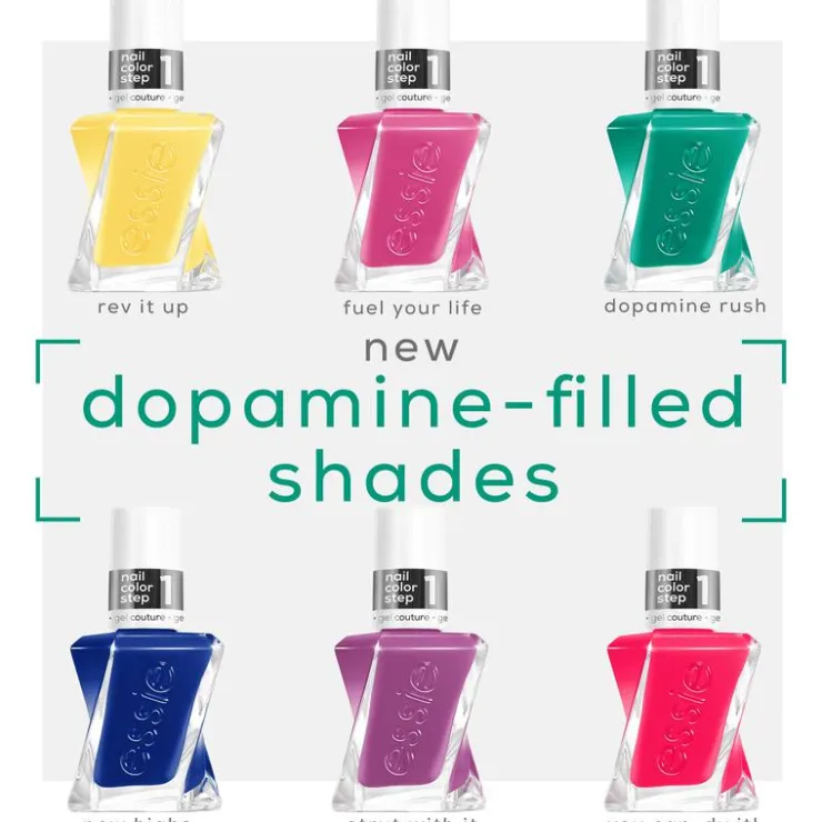 Essie gel by Nagellak Dopamine Rush 557 Groen13,5 ML