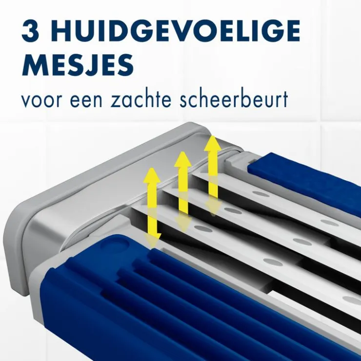 Heren Gillette Blue3 Smooth Wegwerpmesjes 6 stuks