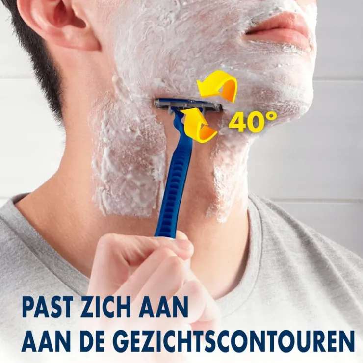 Heren Gillette Blue3 Smooth Wegwerpmesjes 6 stuks
