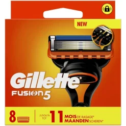 Heren Gillette Fusion5 Navulmesjes 8 Stuks
