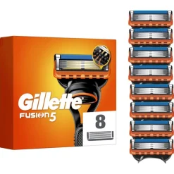 Heren Gillette Fusion5 Navulmesjes 8 Stuks