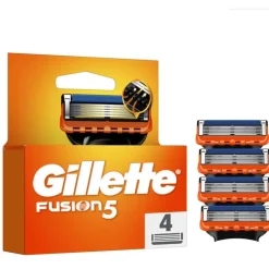 Heren Gillette Fusion5 Navulmesjes 4 Stuks