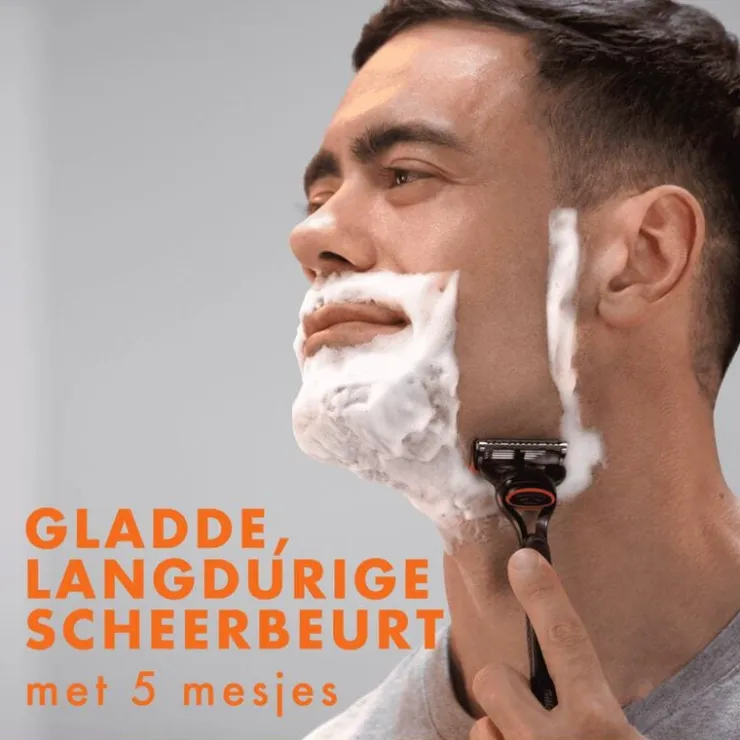 Heren Gillette Fusion5 Navulmesjes 4 Stuks