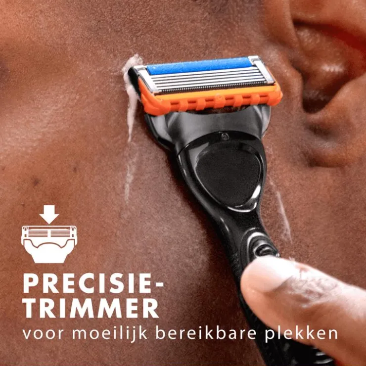 Heren Gillette Fusion5 Power Navulmesjes 4 Stuks