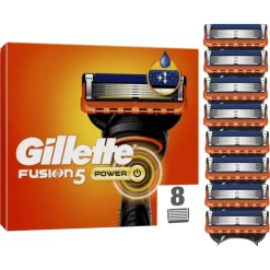 Heren Gillette Fusion5 Power Navulmesjes 8 Stuks