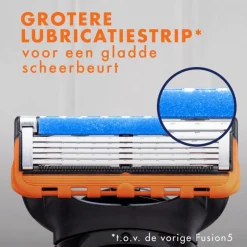 Heren Gillette Fusion5 Power Navulmesjes 8 Stuks