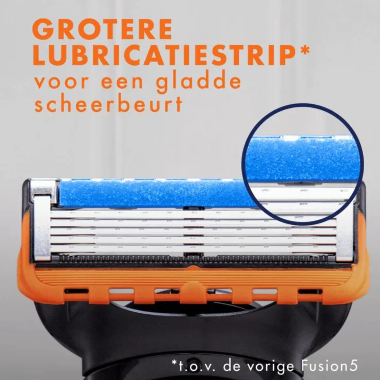 Heren Gillette Fusion5 Power Navulmesjes 8 Stuks