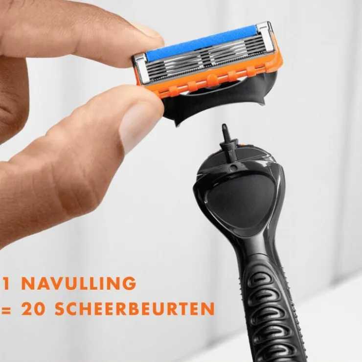 Heren Gillette Fusion5 Power Navulmesjes 8 Stuks