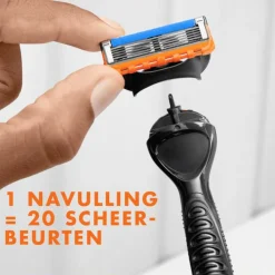 Heren Gillette Fusion5 Power Scheersysteem Met 1 Navulmesje
