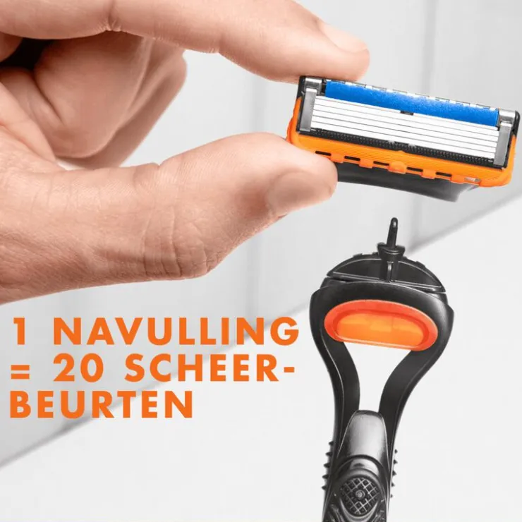 Heren Gillette Fusion5 Scheersysteem Met 2 Navulmesjes