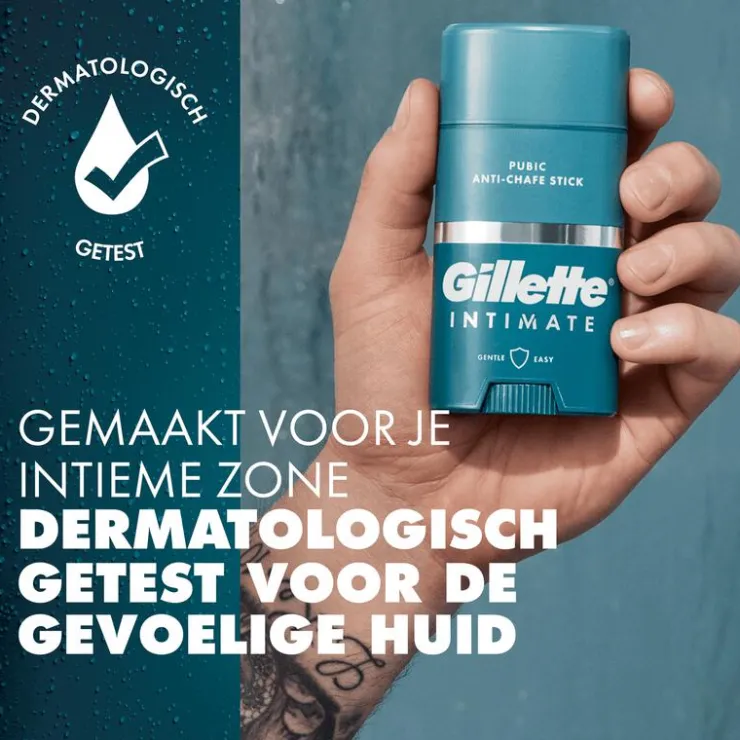 Heren Gillette Intimate Anti-Schuurstick Voor Intieme Zone